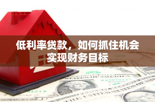 那坡低利率贷款，如何抓住机会实现财务目标