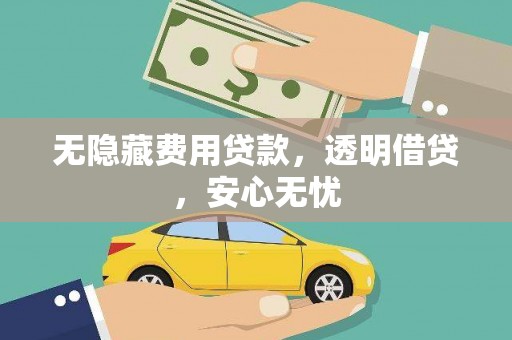 那坡无隐藏费用贷款，透明借贷，安心无忧