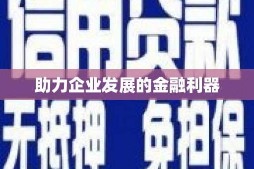 那坡助力企业发展的金融利器