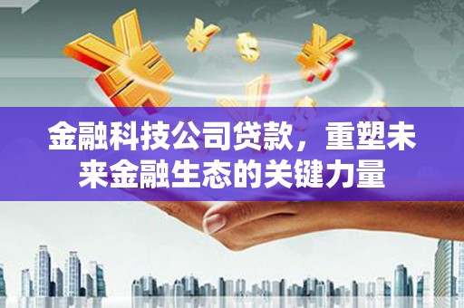 那坡金融科技公司贷款，重塑未来金融生态的关键力量