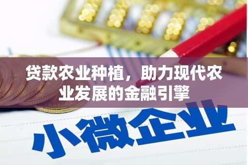 那坡贷款农业种植，助力现代农业发展的金融引擎