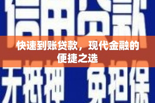 那坡快速到账贷款，现代金融的便捷之选