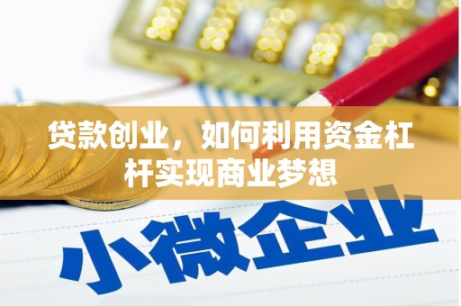 那坡贷款创业，如何利用资金杠杆实现商业梦想