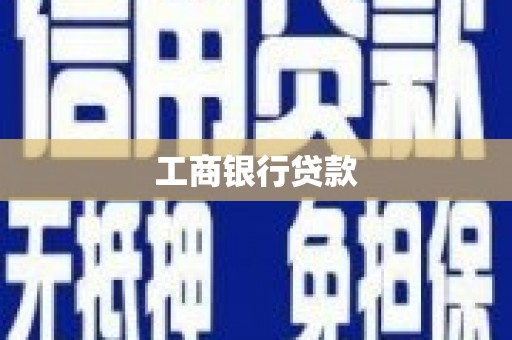 那坡工商银行贷款