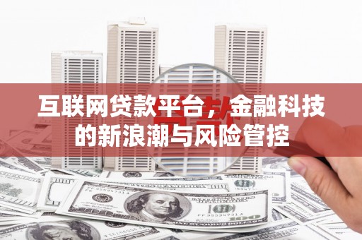 那坡互联网贷款平台，金融科技的新浪潮与风险管控