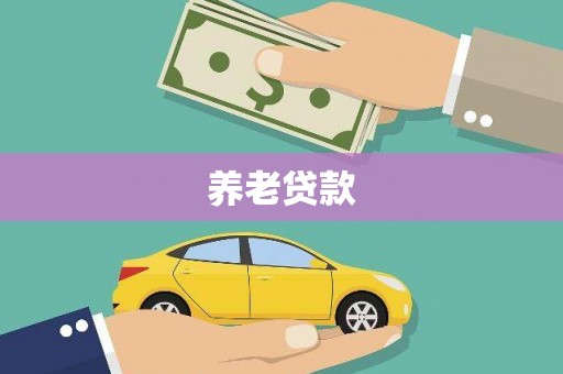 那坡养老贷款