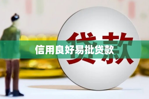 那坡信用良好易批贷款