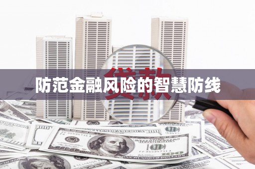 那坡防范金融风险的智慧防线